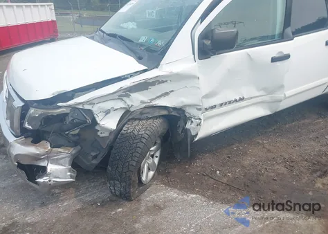 2011 Nissan Titan Sv from USA, damaged, VIN 1N6BA0EK7BN318085